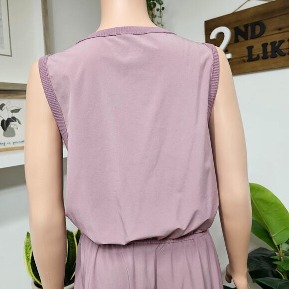 ATHLETA Rincon dress cascadia violet size Large Petite LP - Picture 4 of 10